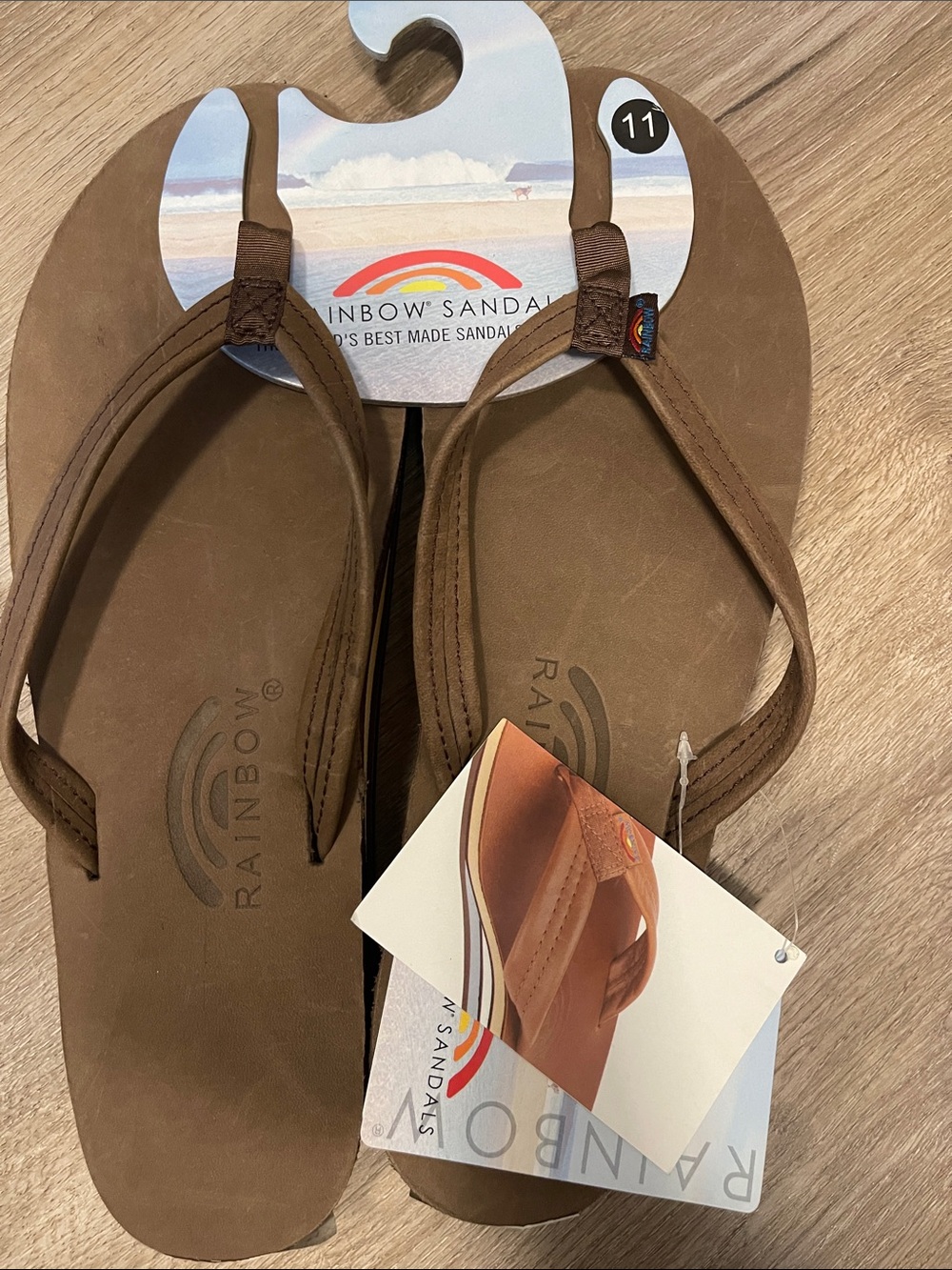 Women’s Rainbow Double Layer Expresso Narrow Strap NEW WITH TAGS